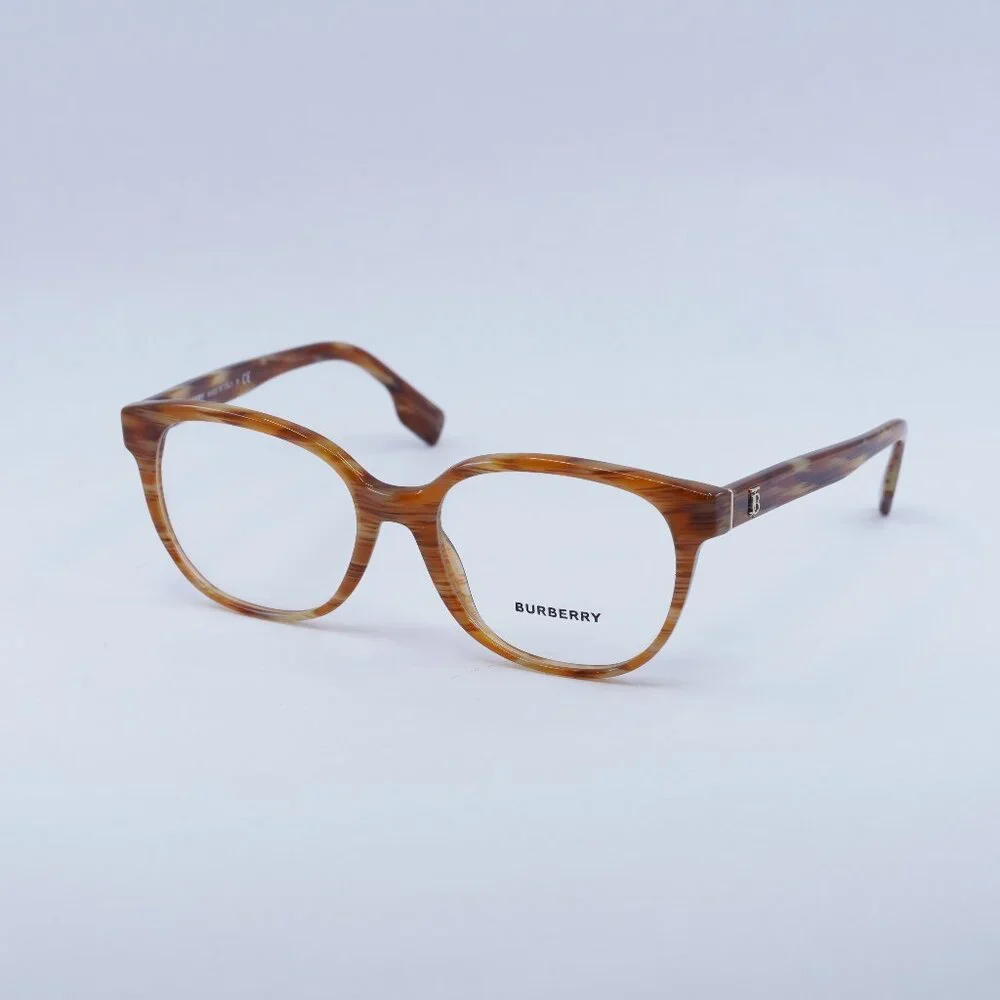 Burberry BE2332 3915 Eyeglasses Spotted Brown 52mm Square Frame - Picture 1 of 10